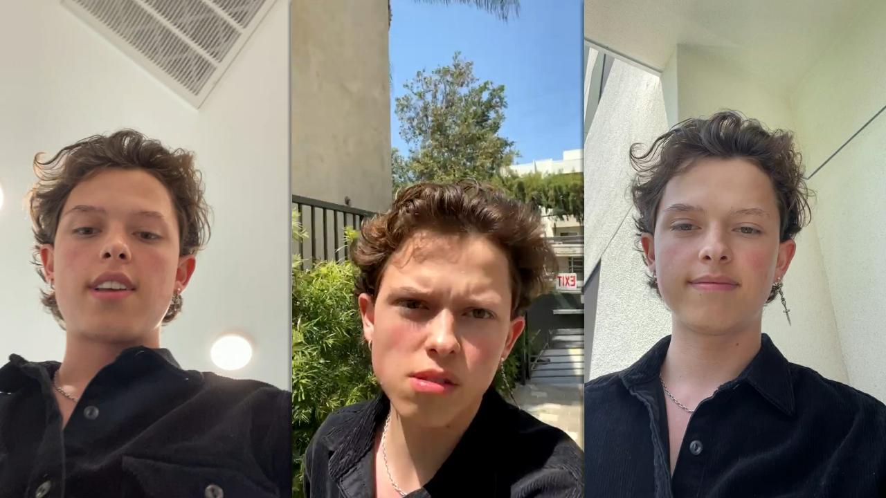 Jacob Sartorius Instagram Live Stream from May 19th 2021.