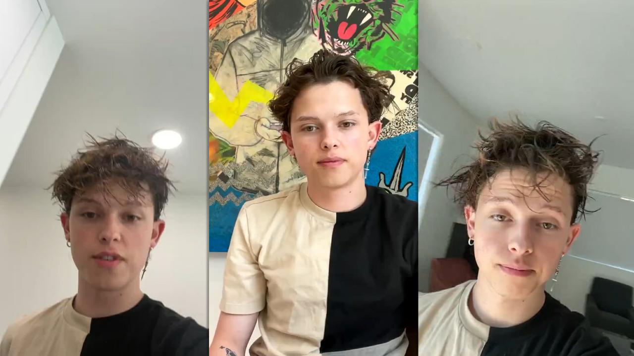 Jacob Sartorius Instagram Live Stream from May 7th 2021.