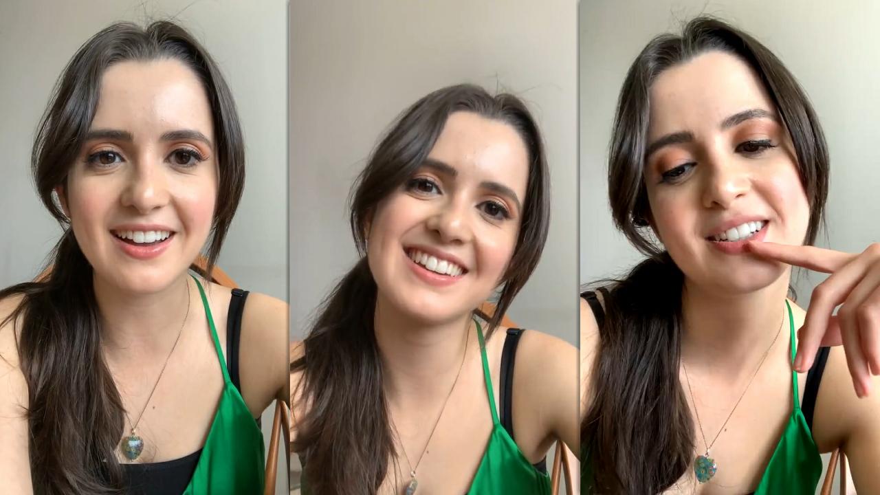 Laura Marano's Instagram Live Stream from May 21th 2021.