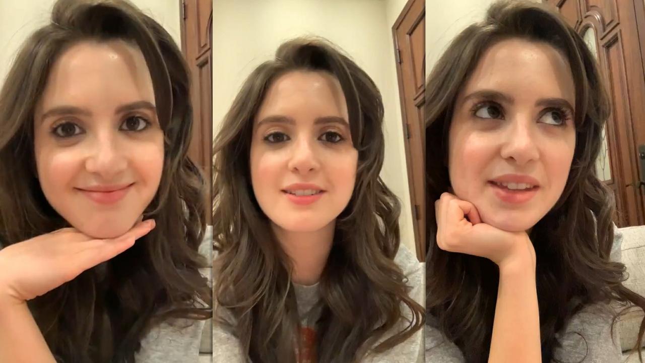 Laura Marano's Instagram Live Stream from May 6th 2021.