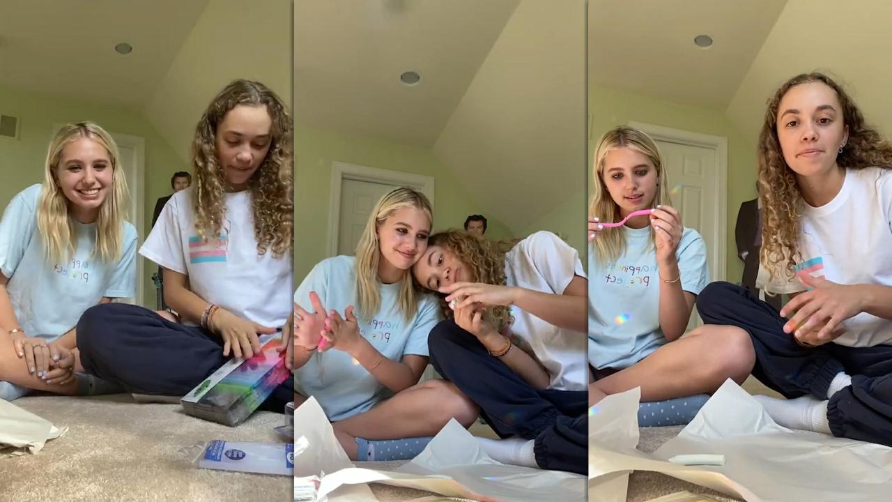 Lilia Buckingham's Instagram Live Stream with Girlfriend Jillian Shea Spaeder from May 13th 2021.