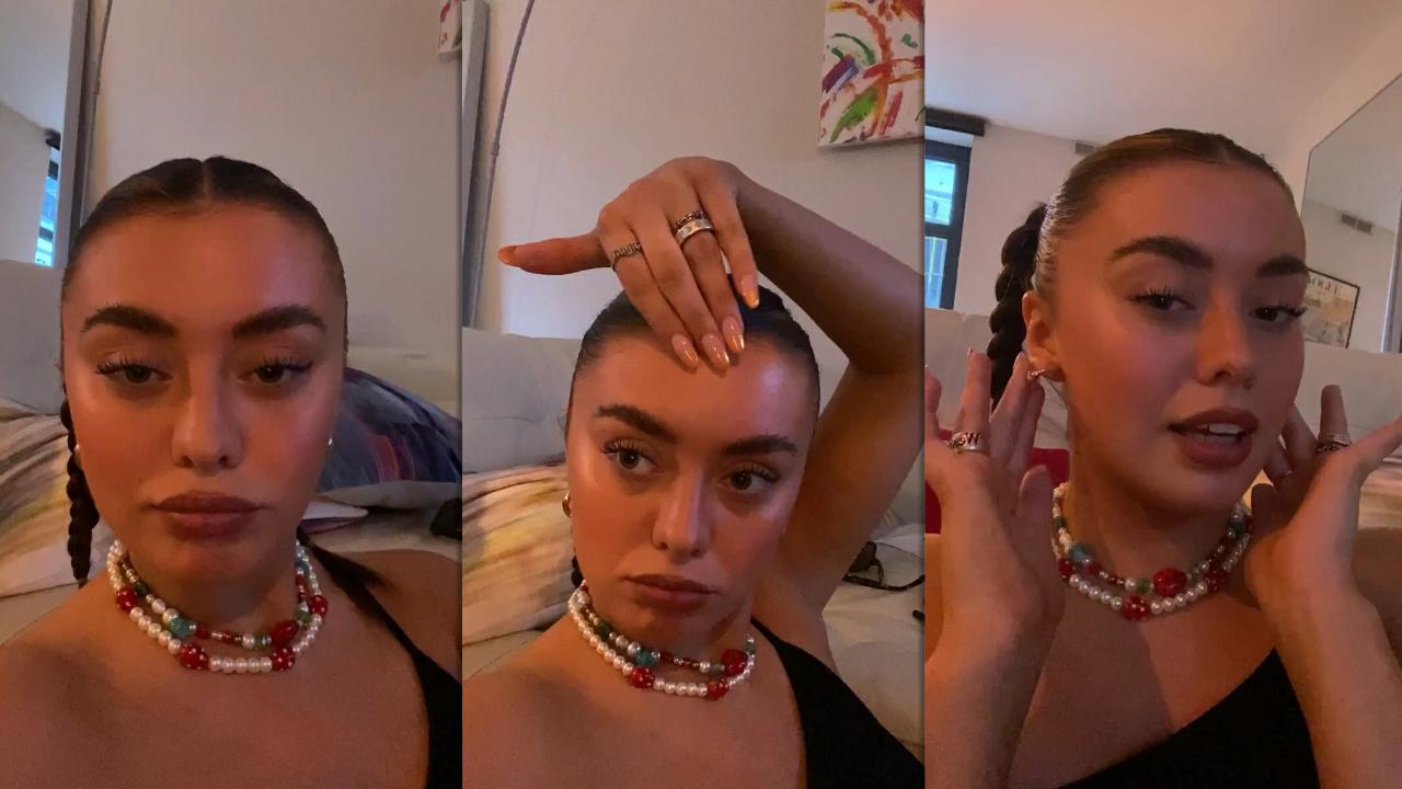 Millie Hannah's Instagram Live Stream from May 12th 2021.