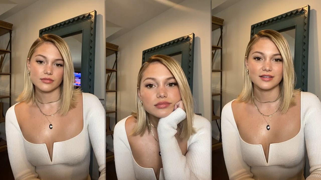 Olivia Holt's Instagram Live Stream from May 25th 2021.