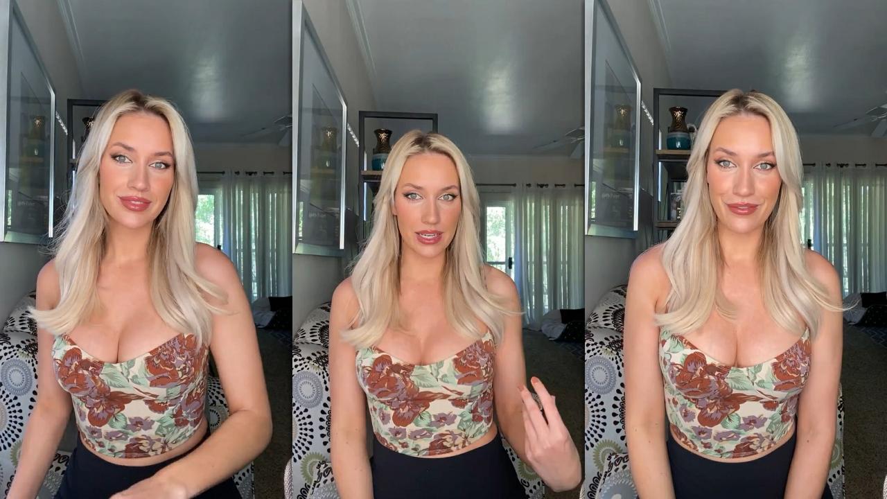 Paige Spiranac's Instagram Live Stream from May 21th 2021.