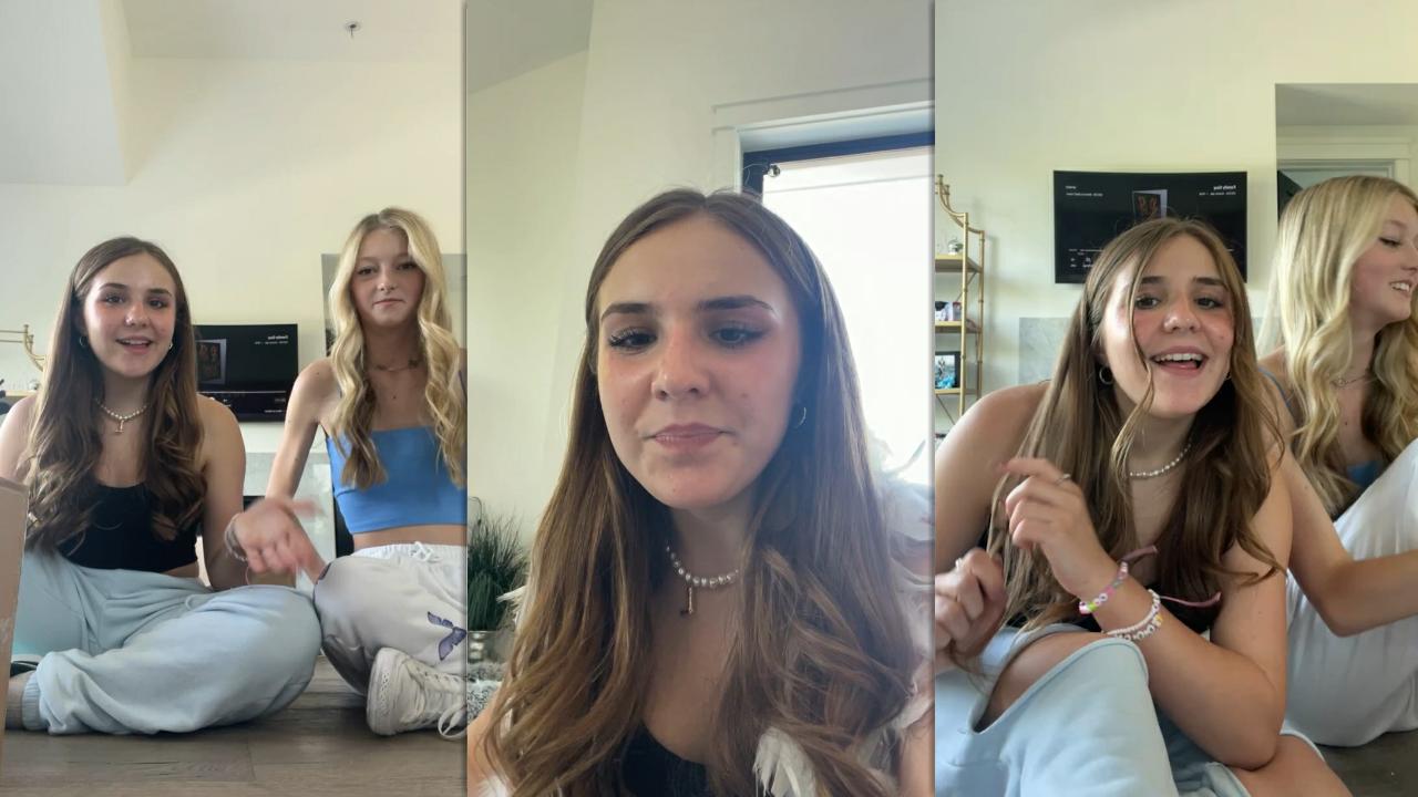 Piper Rockelle's Instagram Live Stream with her friends from May 28th 2021.