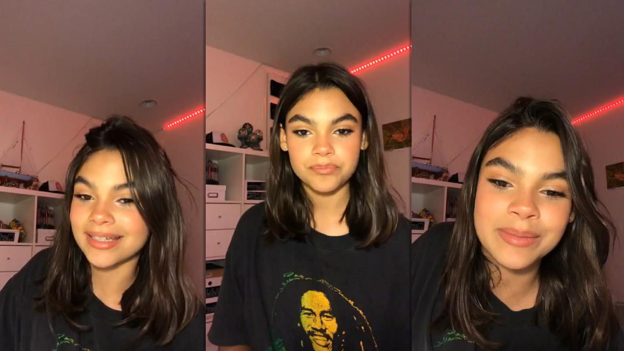 Ariana Greenblatt | Instagram Live Stream | 28 June 2021 | IG LIVE's TV