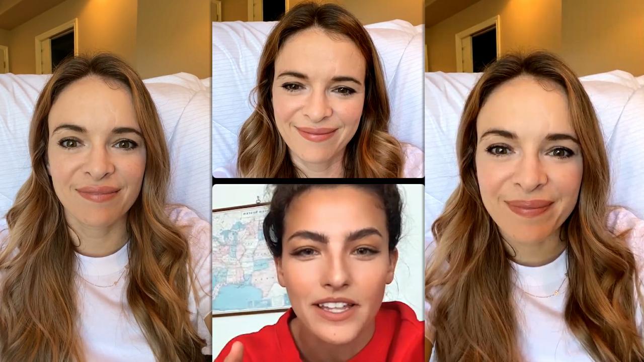 Danielle Panabaker's Instagram Live Stream with Kayla Compton from June 22th 2021.