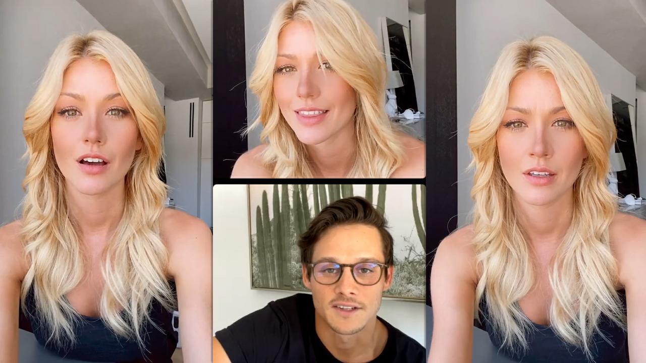 Katherine McNamara's Instagram Live Stream with Luke Baines and Timothy Granaderos from June 11th 2021.