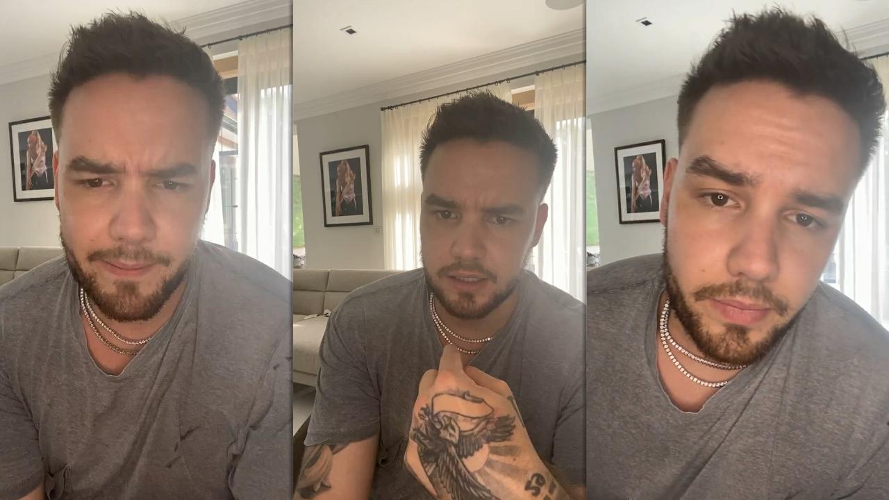 Liam Payne's Instagram Live Stream from June 2nd 2021.