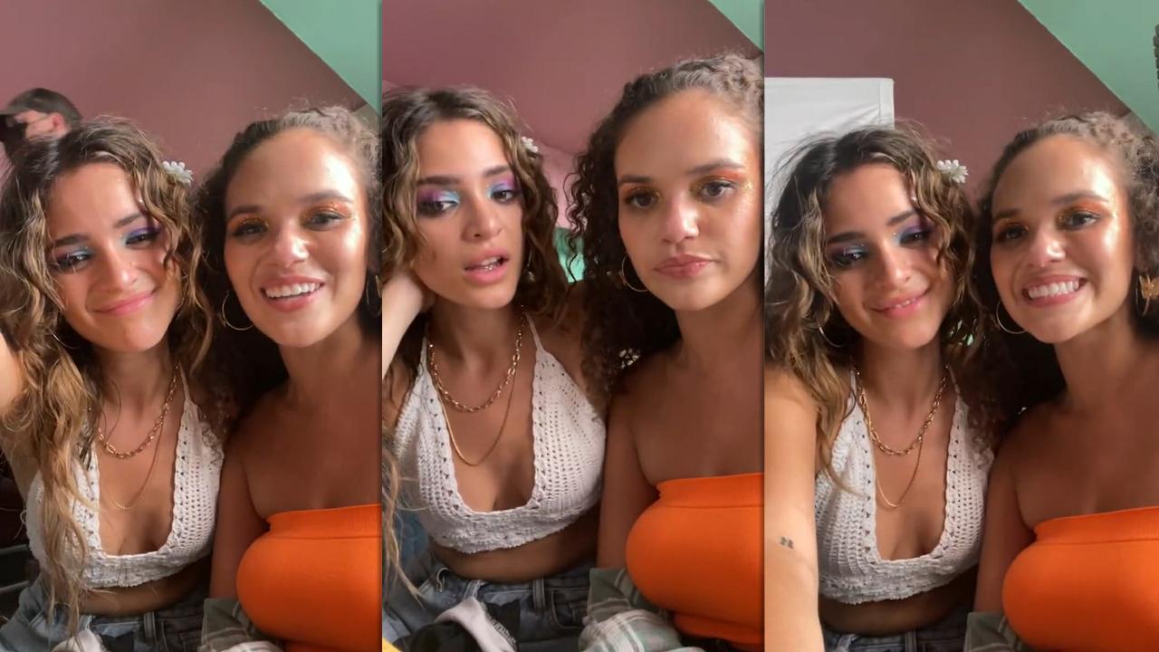 Luna Blaise's Instagram Live Stream with Madison Pettis from June 17th 2021.