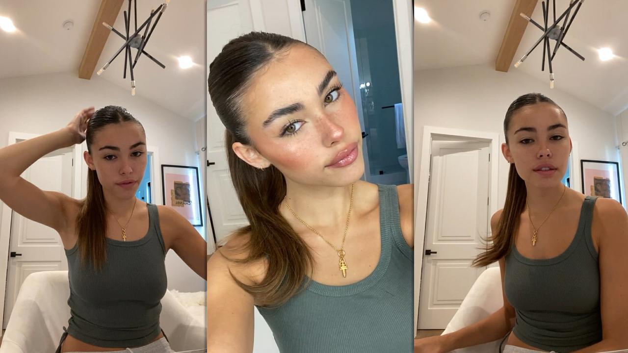 Madison Beer's Instagram Live Stream from June 16th 2021. Madison getting ready on IG Live for a shoot with Genius.