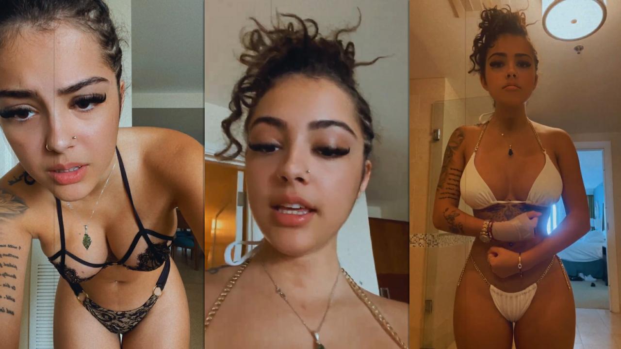 Malu Trevejo's Instagram Live Stream from June 14th 2021.