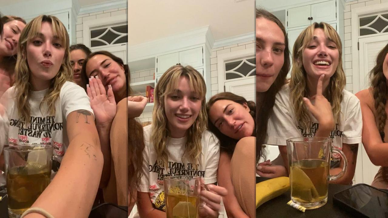 Olivia O'Brien's Instagram Live Stream with her friends from June 10th 2021.