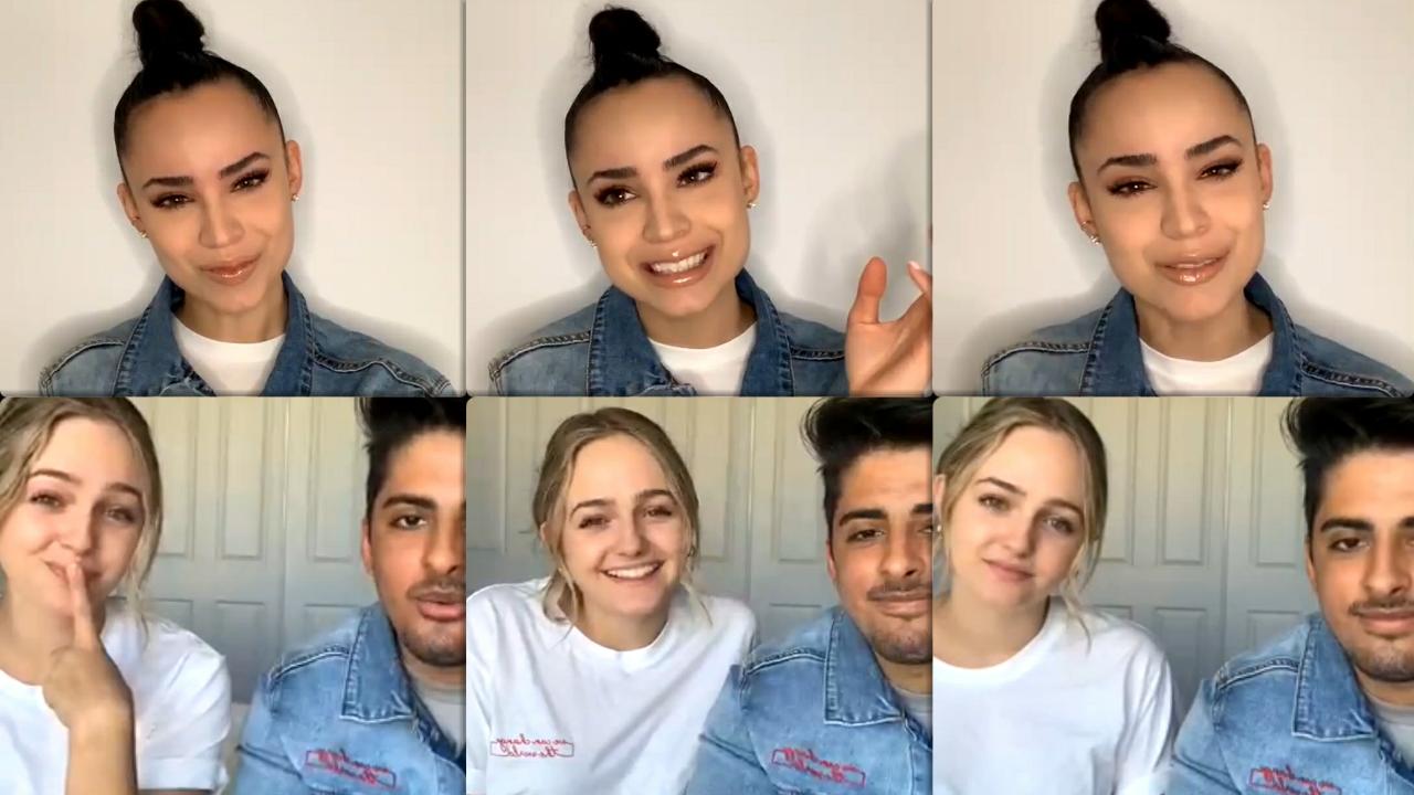 Sofia Carson's Instagram Live Stream with Karan Brar and Sophie Reynolds ​from June 1st 2021.