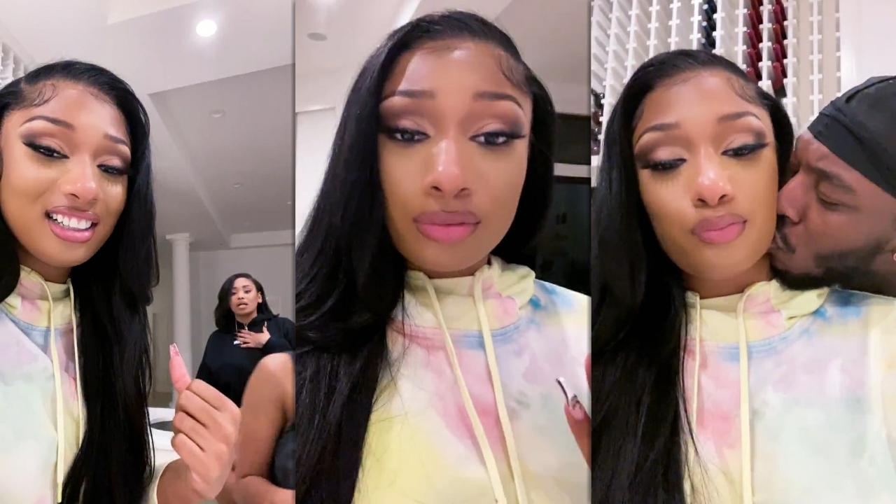 Megan Thee Stallion's Instagram Live Stream from June 29th 2021.