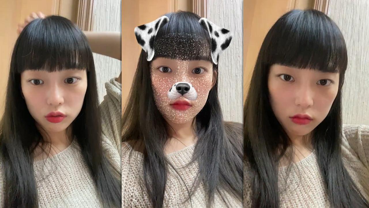 Yeeun's Instagram Live Stream from June 22th 2021.