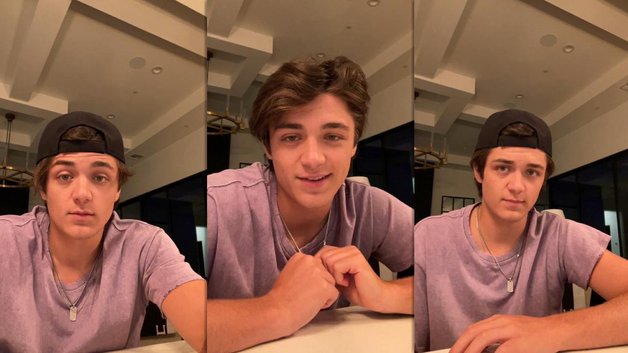 Asher Angel's Instagram Live Stream from July 17th 2021.