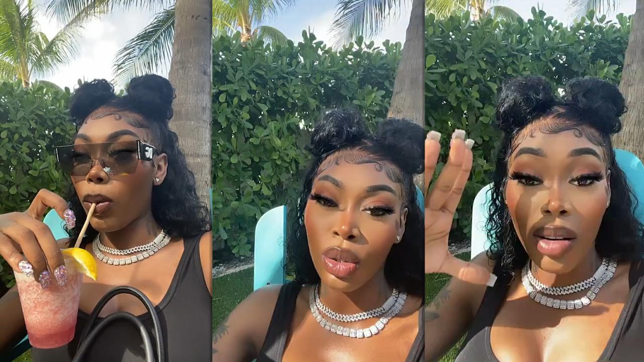 Asian Da Brat Instagram Live Stream 19 July 2021 IG LIVE's TV