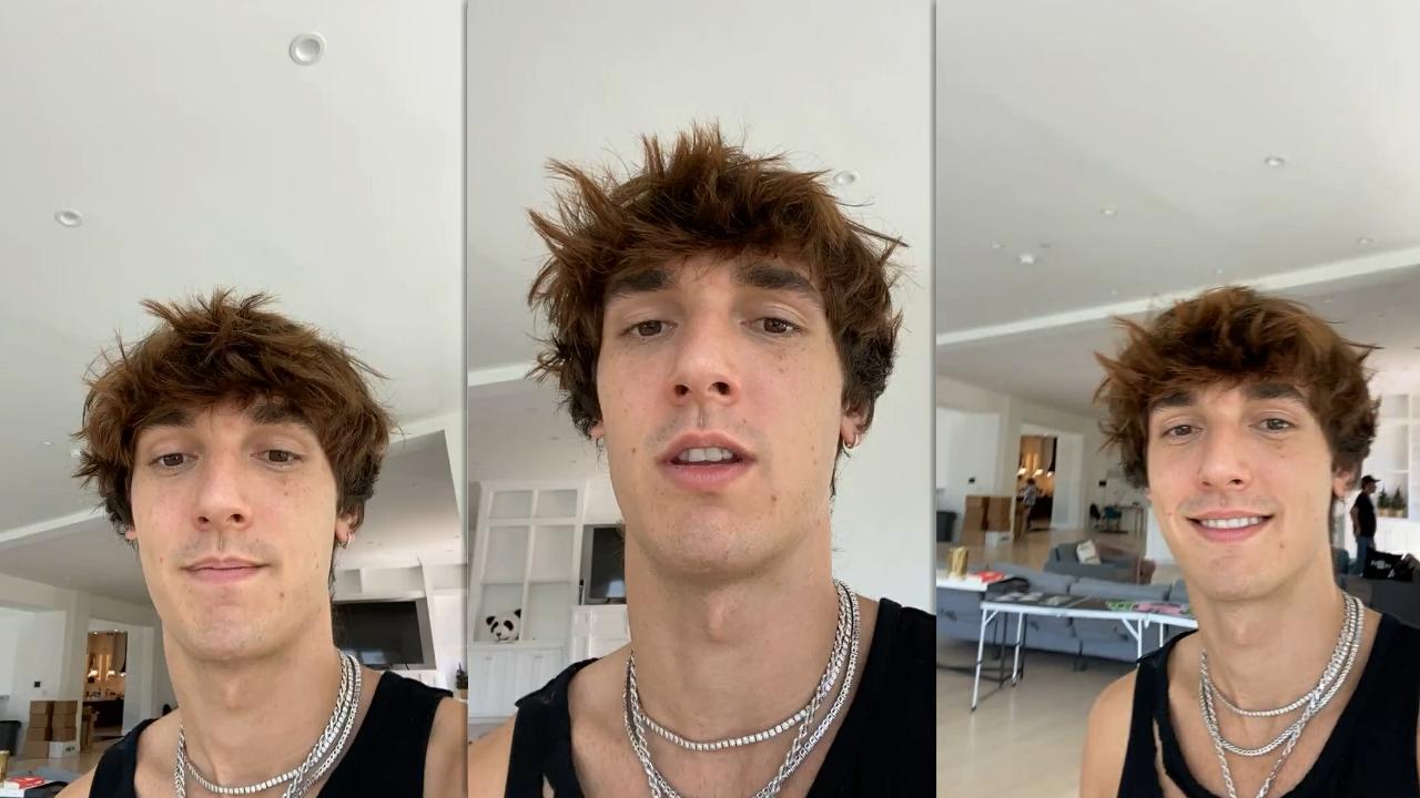 Bryce Hall's Instagram Live Stream from July 22th 2021.