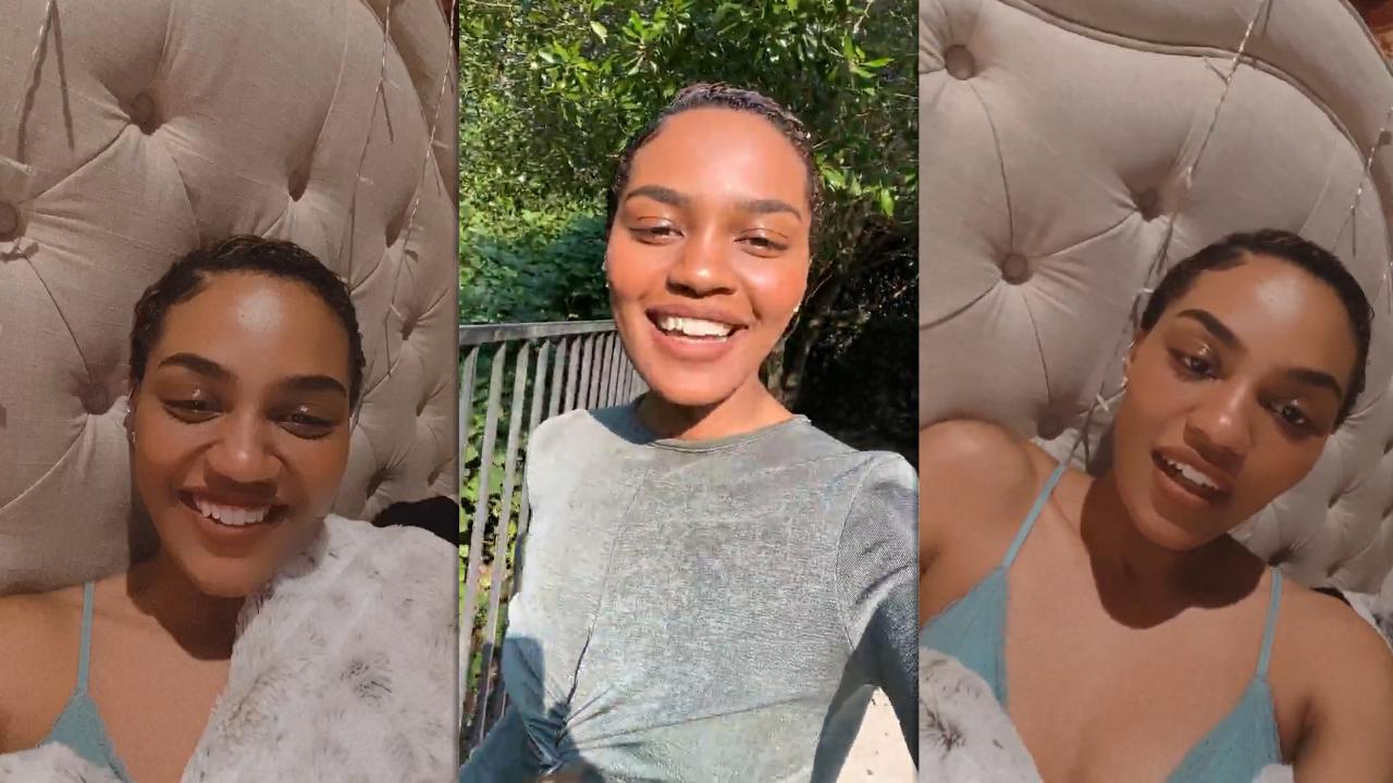 China Anne McClain's Instagram Live Stream from July 3rd 2021.