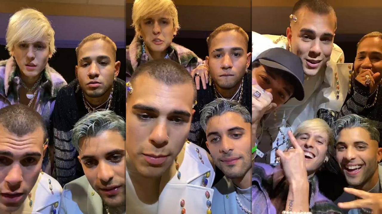 CNCO's Instagram Live Stream from July 22th 2021.