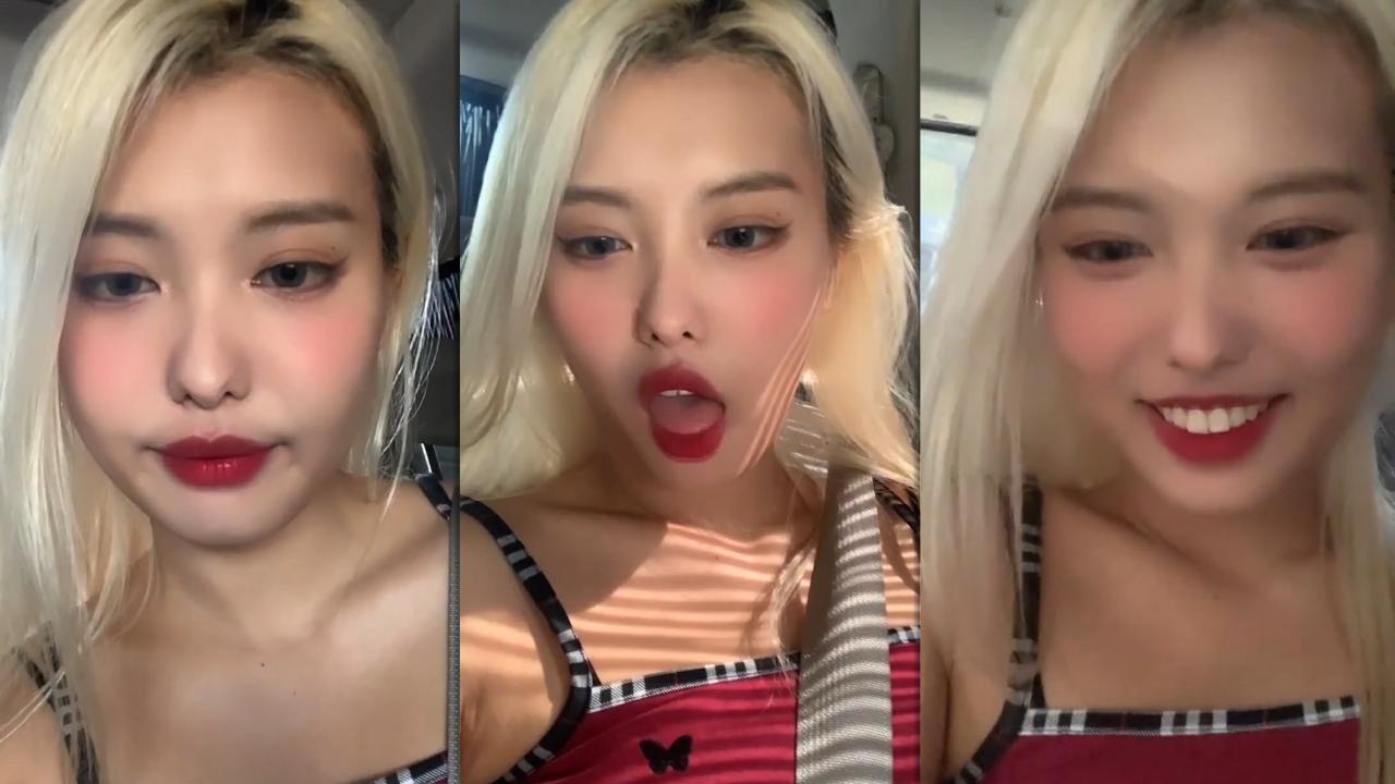 Ahin (MOMOLAND)'s Instagram Live Stream from July 16th 2021.