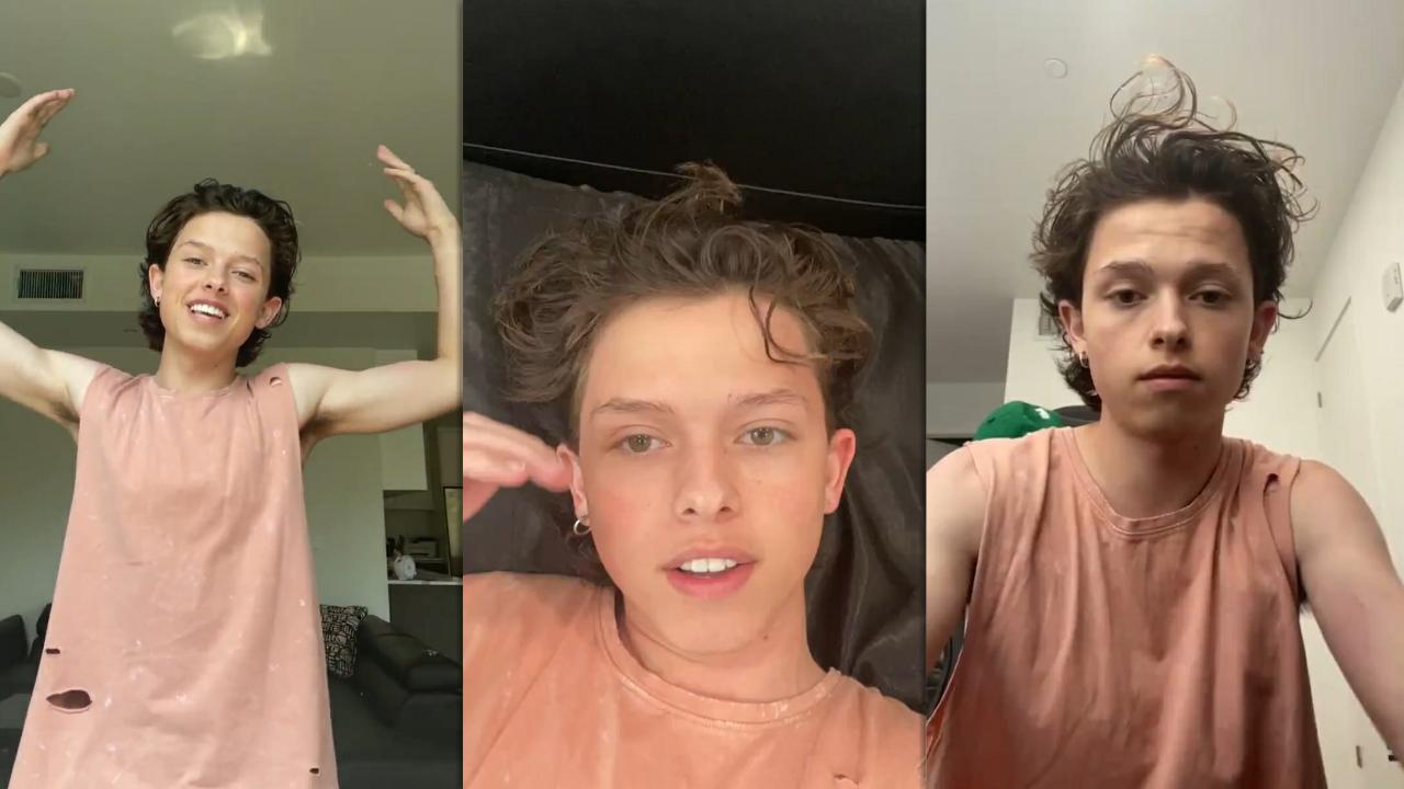 Jacob Sartorius Instagram Live Stream from July 12th 2021.