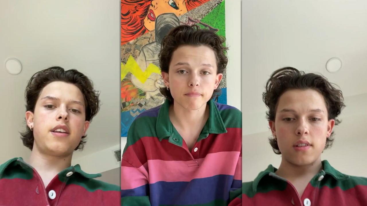 Jacob Sartorius Instagram Live Stream from July 16th 2021.