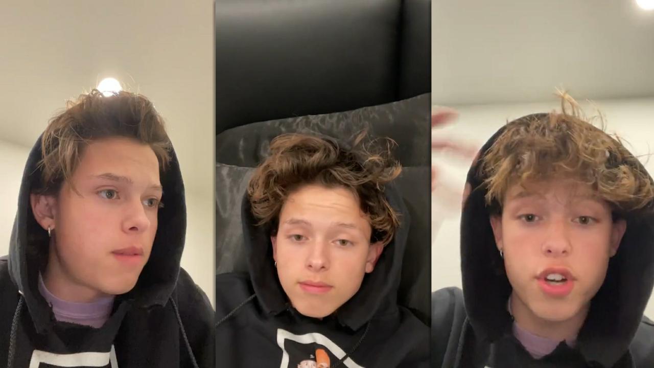 Jacob Sartorius Instagram Live Stream from July 17th 2021.