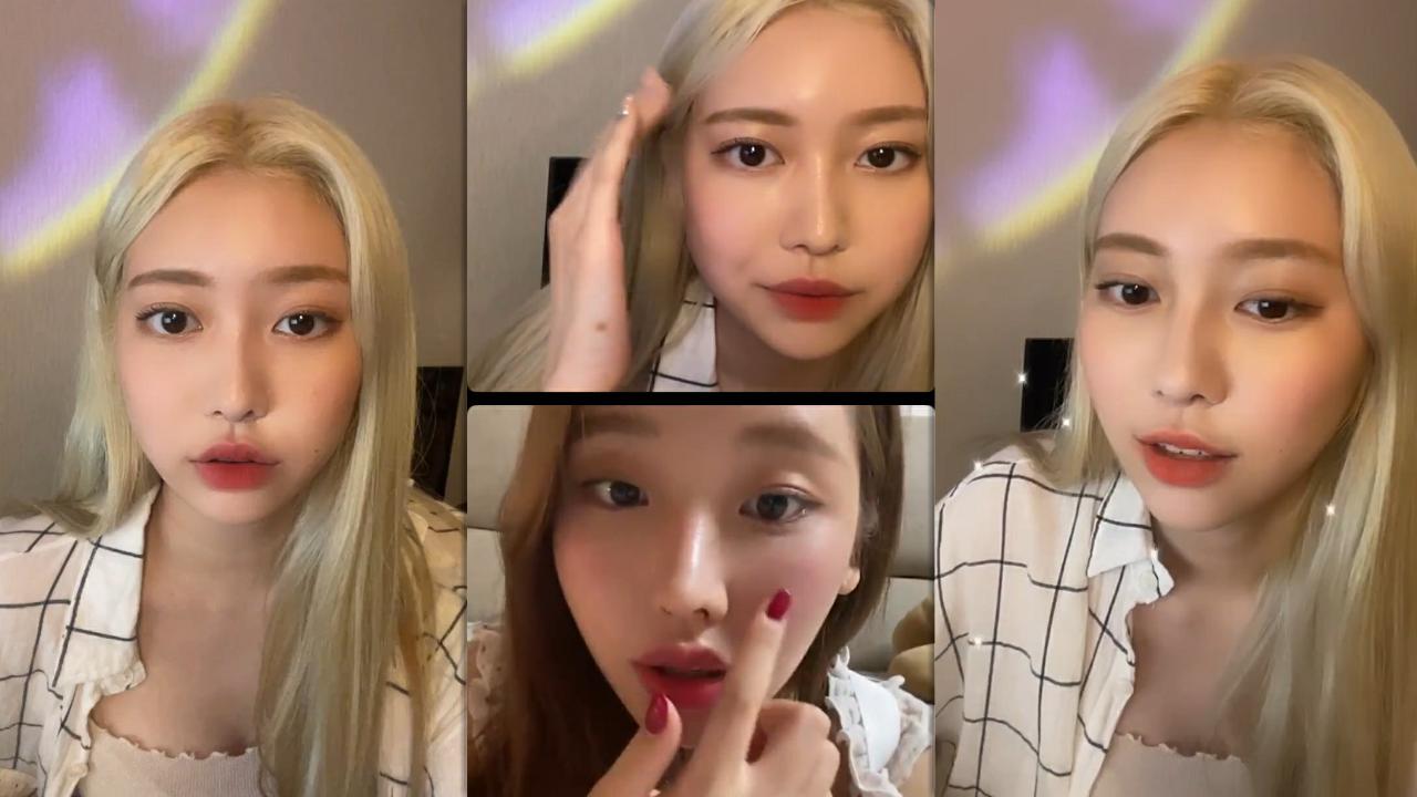Jane (MOMOLAND)'s Instagram Live Stream from July 13th 2021.