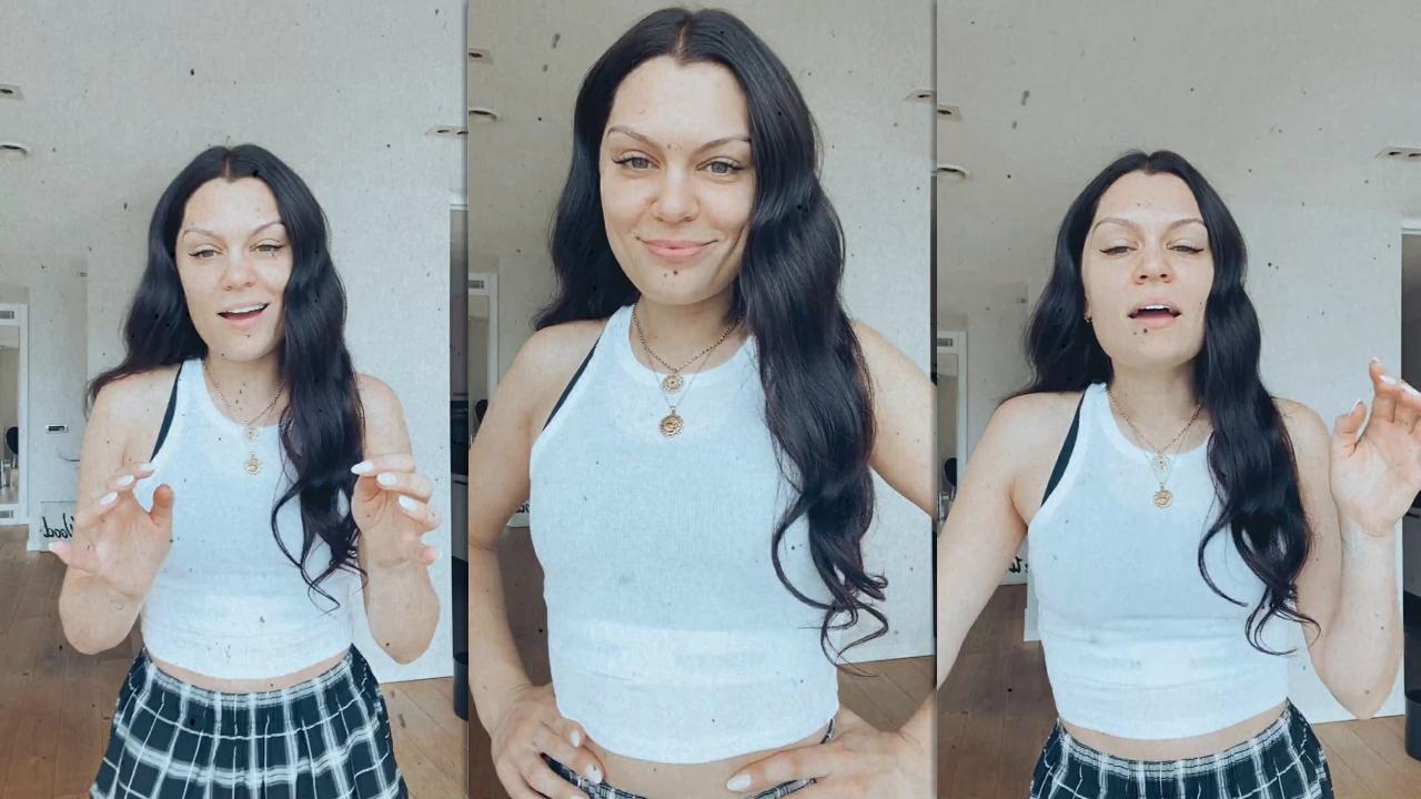 Jessie J's Instagram Live Stream from July 7th 2021.