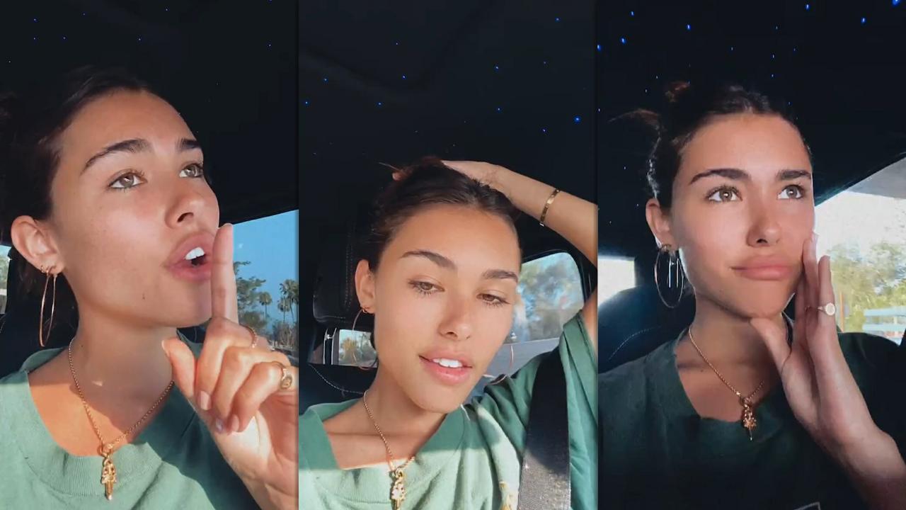 Madison Beer's Instagram Live Stream from July 12th 2021.