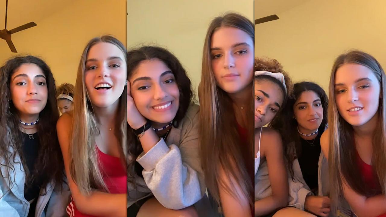 avannah Clarke's Instagram Live Stream with Nour Ardakani and Mélanie Thomas from July 30th 2021.