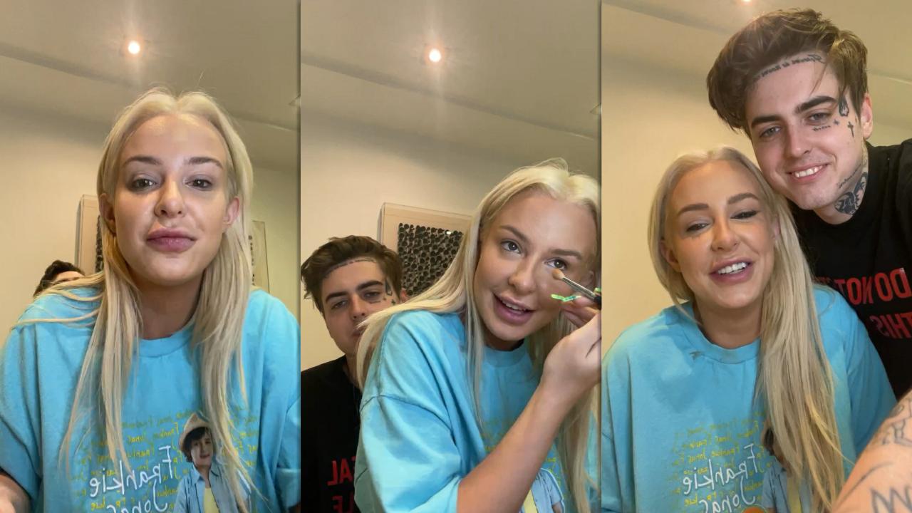 Tana Mongeau's Instagram Live Stream from July 30th 2021.