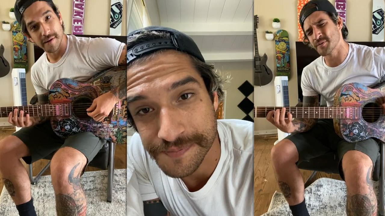 Tyler Posey's Instagram Live Stream from July 13th 2021.