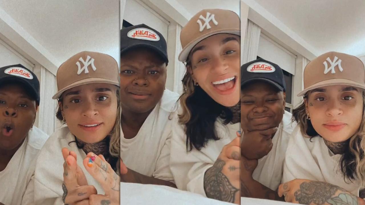 Kehlani's Instagram Live Stream from August 6th 2021.