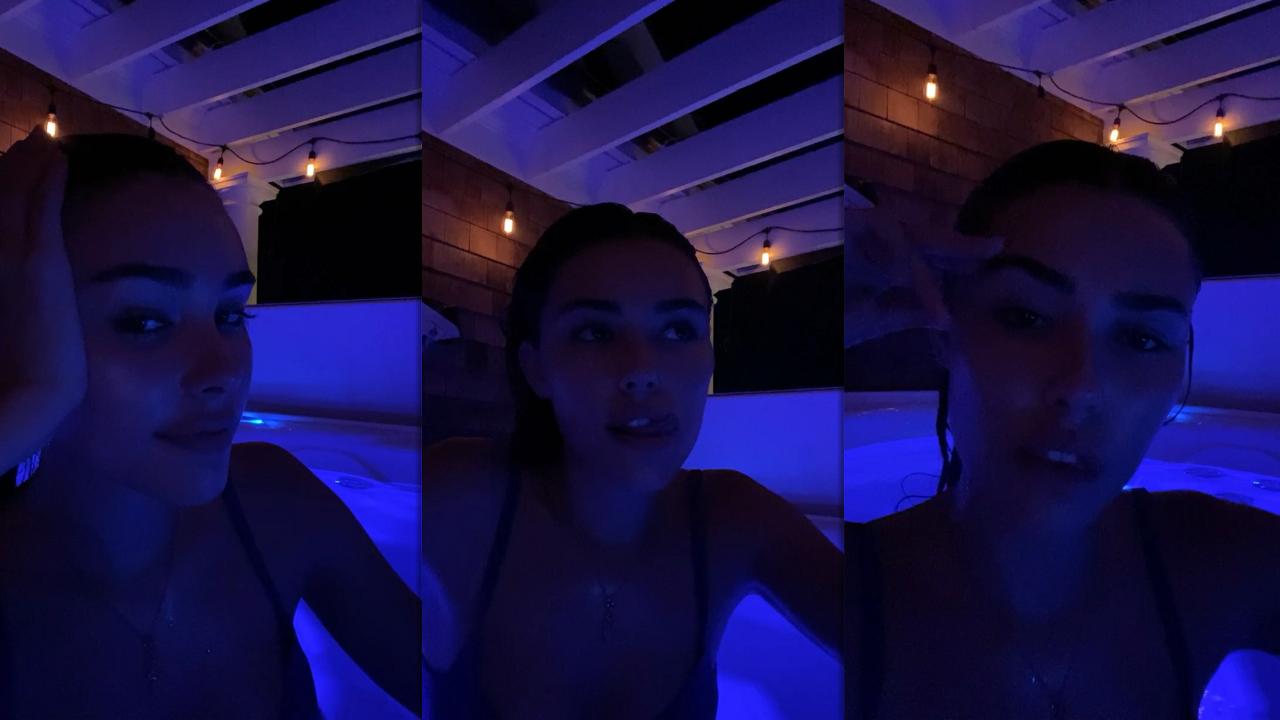 Madison Beer's Instagram Live Stream from August 24th 2021.