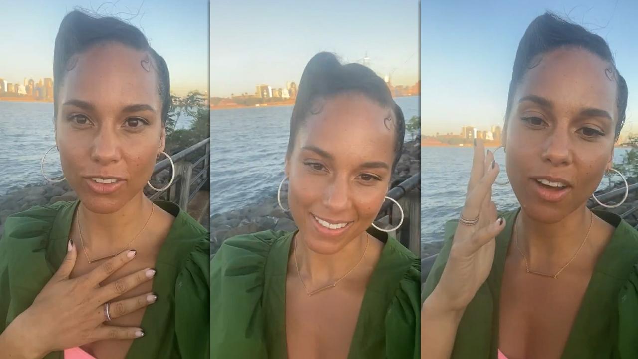 Alicia Keys' Instagram Live Stream from September 7th 2021.