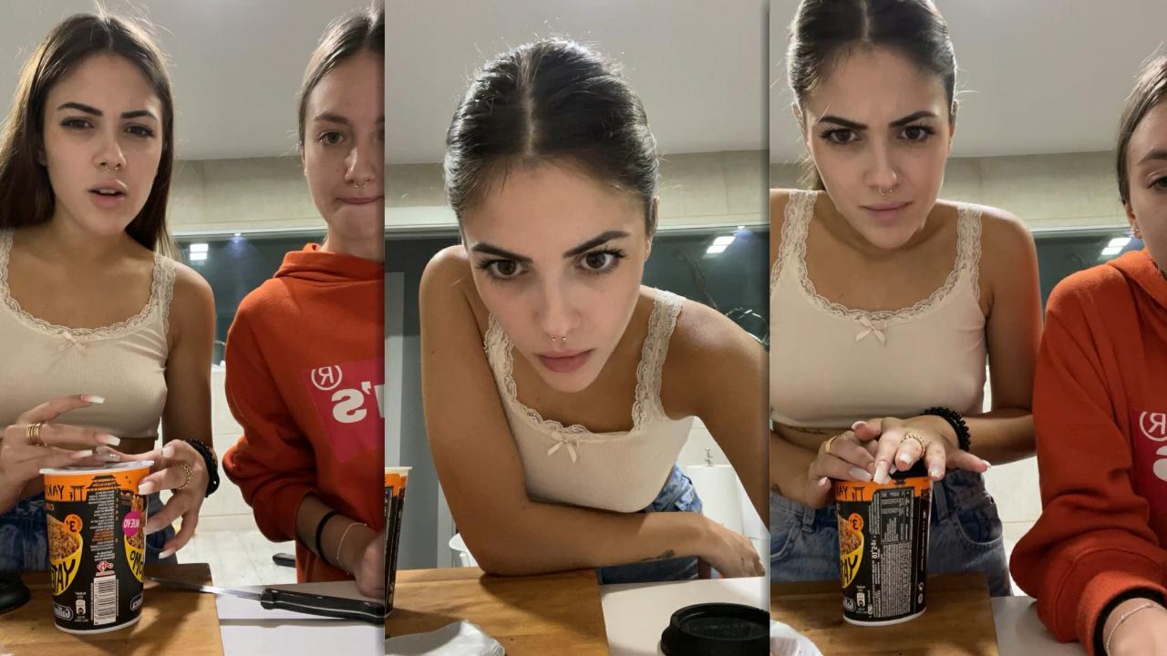 Lucía Bellido's Instagram Live Stream from September 29th 2021.