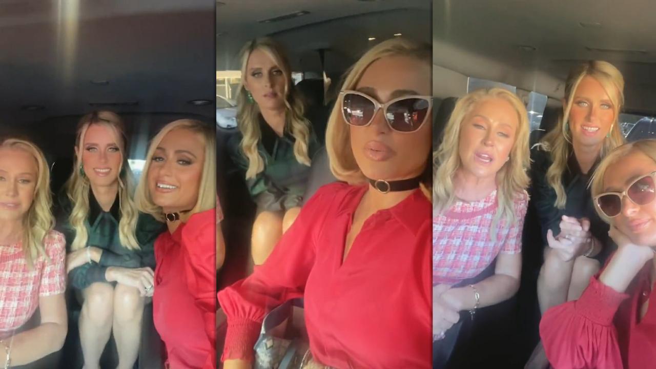 Paris Hilton's Instagram Live Stream with her mom Kathy Hilton and her Sister Nicky Hilton Rothschild from September 21th 2021.