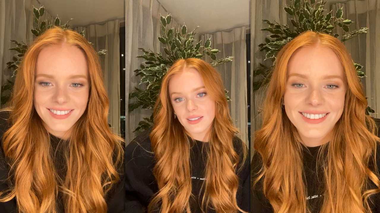 Abigail Cowen's Instagram Live Stream from October 15th 2021.