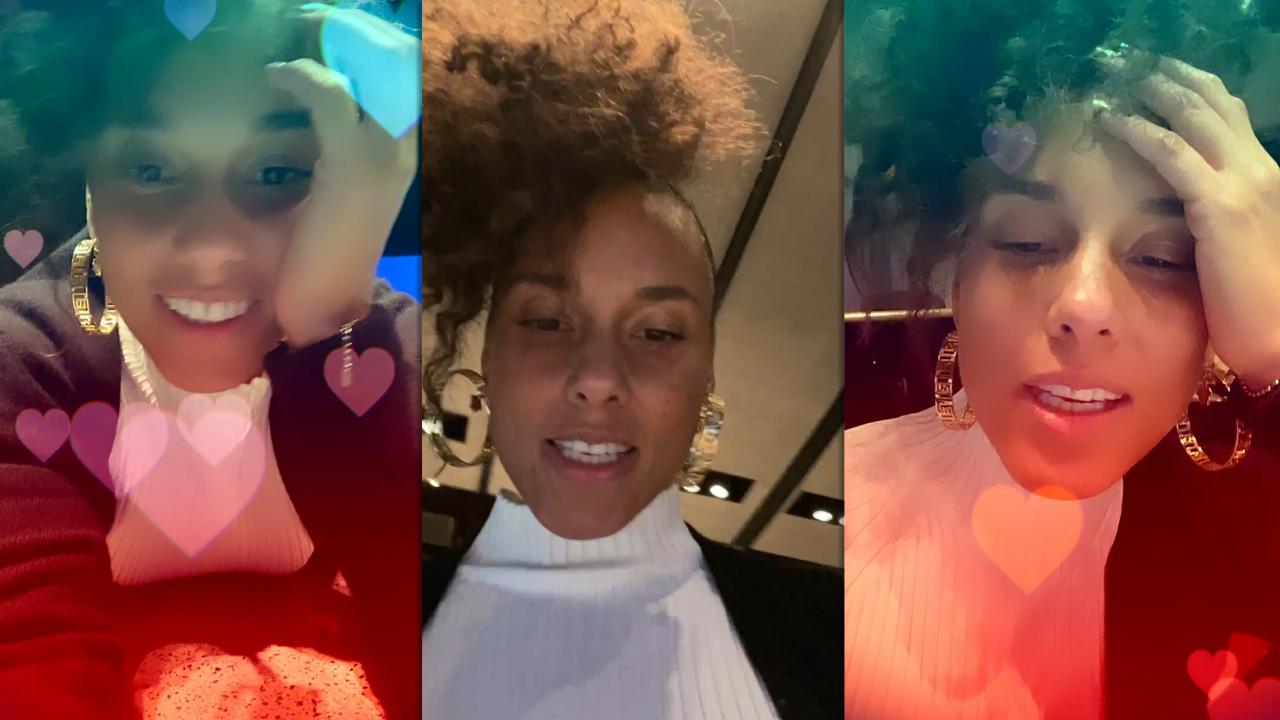 Alicia Keys' Instagram Live Stream from October 28th 2021.