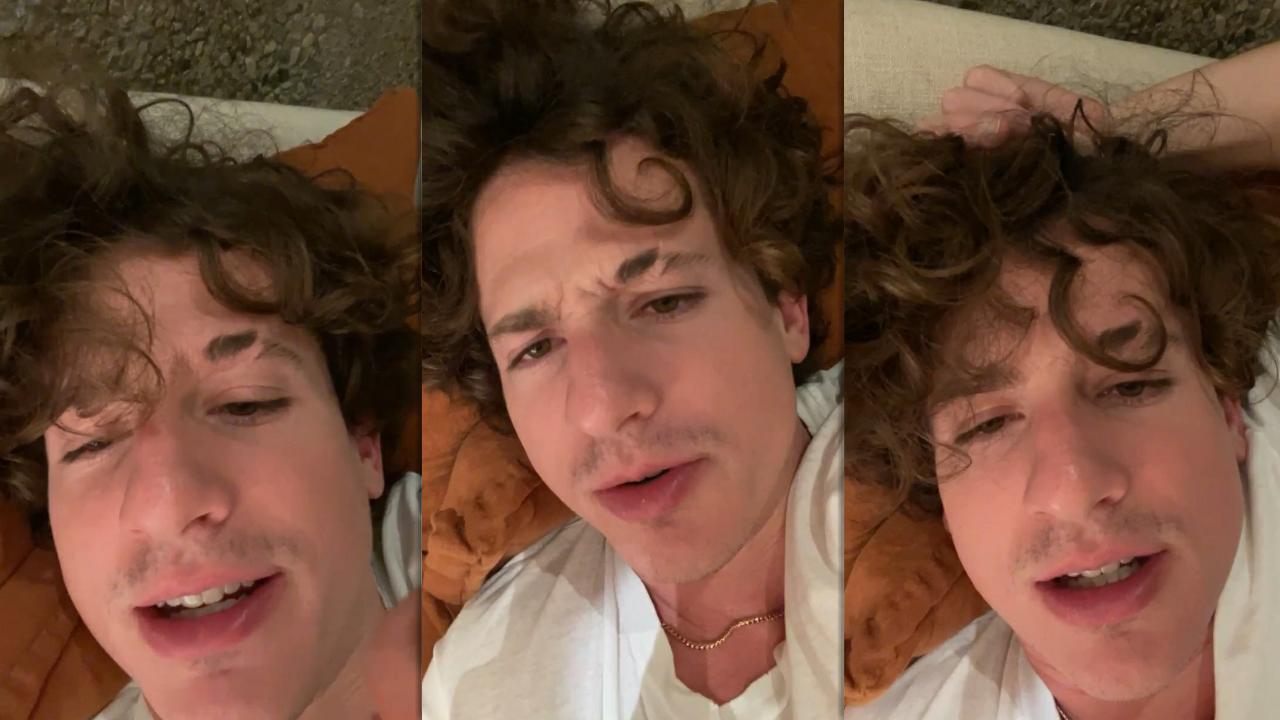 Charlie Puth's Instagram Live Stream from October 25th 2021.