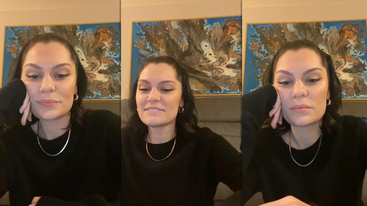 Jessie J's Instagram Live Stream from October 30th 2021.