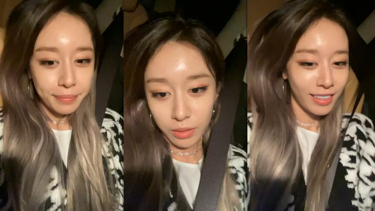 Park Ji-yeon's Instagram Live Stream from October 8th 2021.