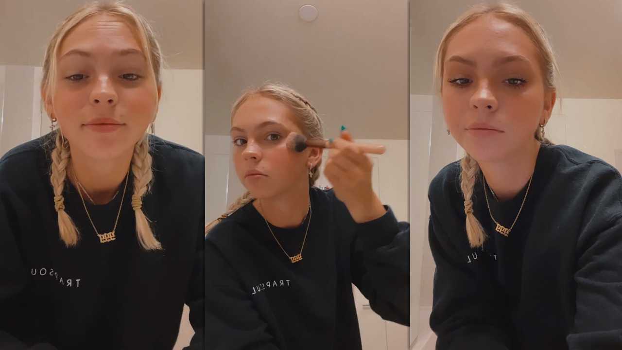 Jordyn Jones' Instagram Live Stream from October 10th 2021.