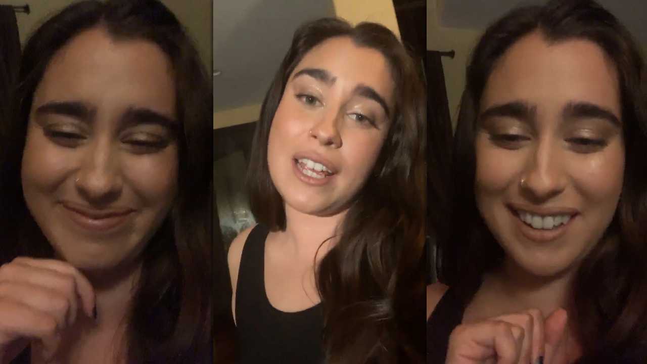 Lauren Jauregui's Instagram Live Stream from October 14th 2021.