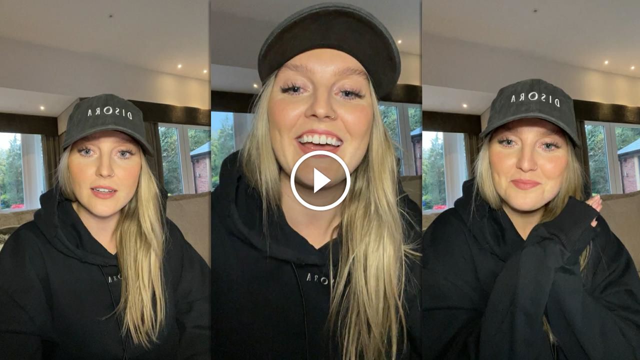 Perrie Edwards Instagram Live Stream from October 28th 2021.