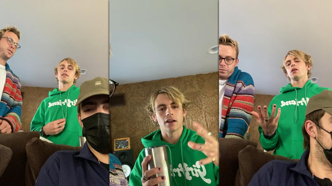 Ross Lynch's Instagram Live Stream with his brothers from October 27th 2021.