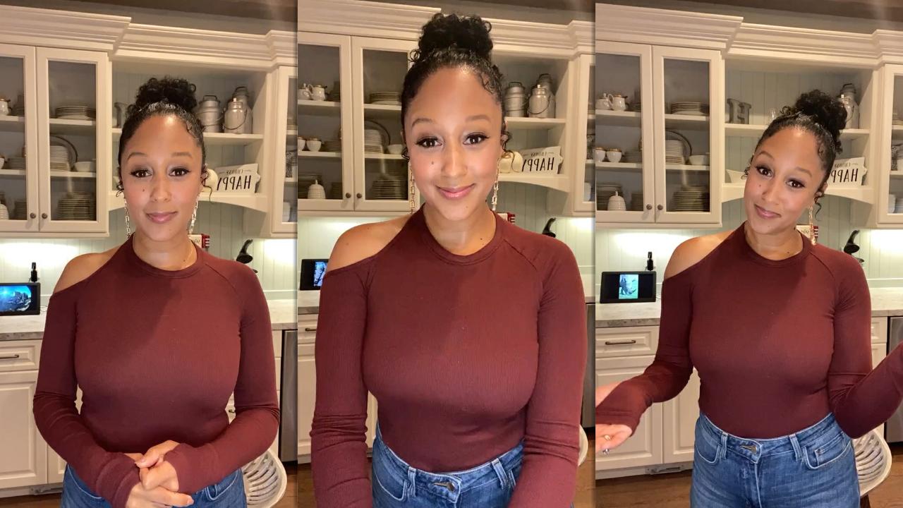 Tamera Mowry's Instagram Live Stream from October 24th 2021.